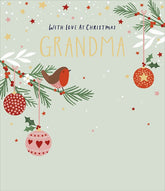 Love at Christmas Grandma Special Christmas Greeting Card